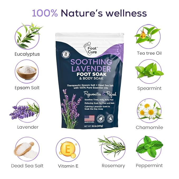 FOOT CURE Soothing Lavender Foot Spa - Image 6