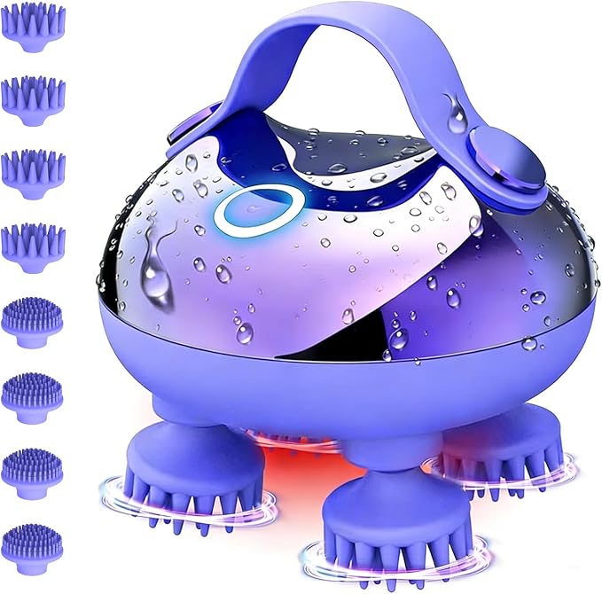 Scalp Massager Electric, Portable Scalp Massager Tool, Waterproof Head Massage by Viuyougor