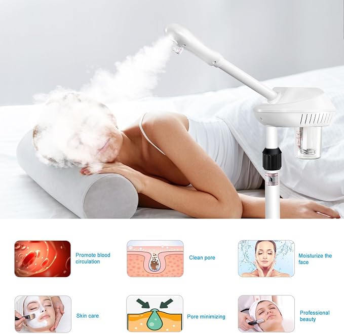 Professional Facial Steamer for Atomization Humidifier Atomizer, Adjustable - Image 7