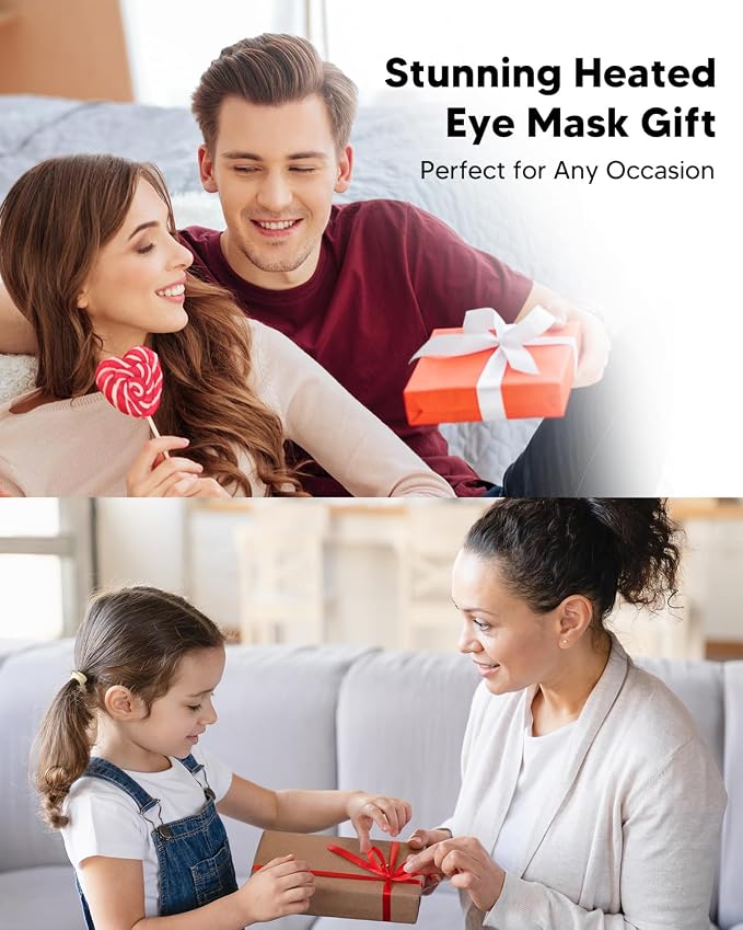 arboleaf Heated Eye Mask for Dry Eyes, Cordless Rechargeable Warm Eye Compress - Image 8
