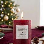Aroma Naturals Holiday Orange, Clove and Cinnamon Essential Oil Scented Pillar - Image 11