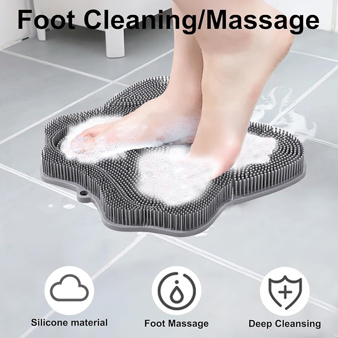 Shower Foot Scrubber, Shower Foot and Back Scrubber - Image 2