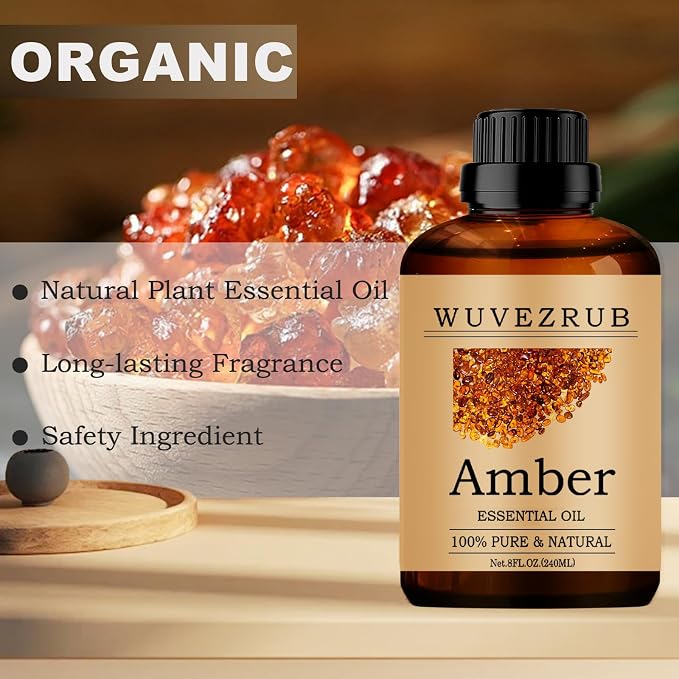Amber Essential Oil - 240ML Pure and Natural - Image 4