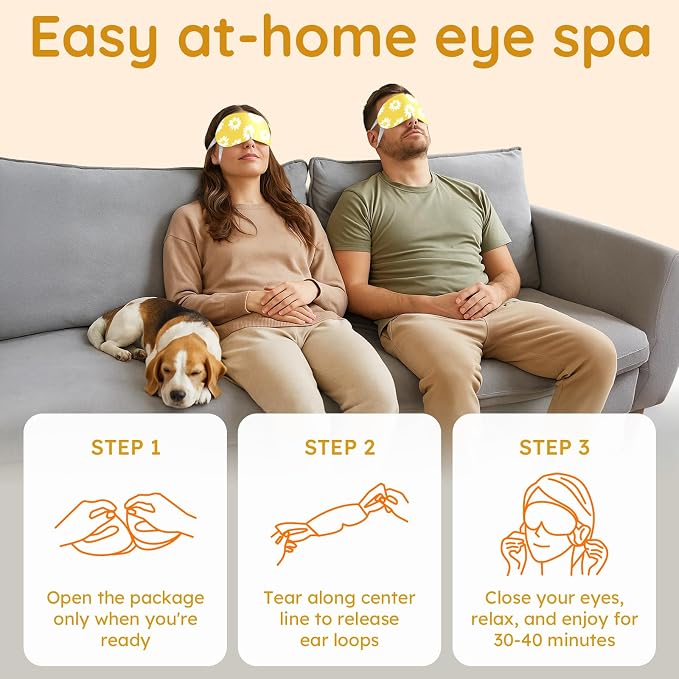 16 Pack Chamomile Steam Eye Mask - Image 4