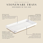 Sweet Water Decor Stoneware Tray - Image 8
