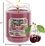 Candle-lite Scented Candles, Juicy Black Cherries, 18 oz Jar, Proudly Poured in - Image 8
