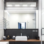 SineRise LED Modern Bathroom Vanity Light Fixtures, Matte White Modern Acrylic - Image 6