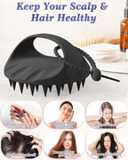 Manmihealth Large Hair Scalp Scrubber, One-piece Silicone Scalp Massager - Image 5