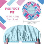 Years calm Waterproof Shower Cap - Image 3