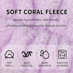 WHAVEL 6 Pack Purple Spa Microfiber Bow Headbands - Image 5