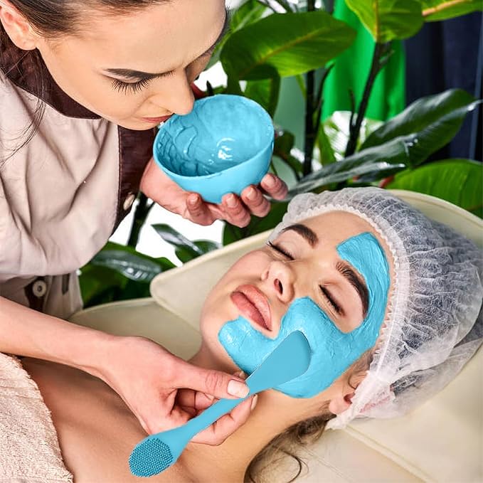 RamPula Pore Brush & Face Mask Applicator, Lymphatic Drainage Brush | Face - Image 8