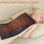 SAROO Heating Pad for Back Pain Relief, Massaging Weighted Heating Pads for Neck - Image 6