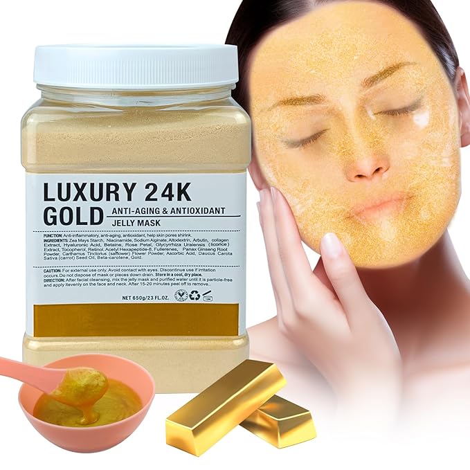 Jelly Mask for Facials Professional, Hydrating & Moisturizing Peel-Off Natural by Unknown