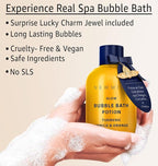 Nutritious Bubble Bath Long Lasting Foam Turmeric Orange Arnica Essential Oil - Image 3