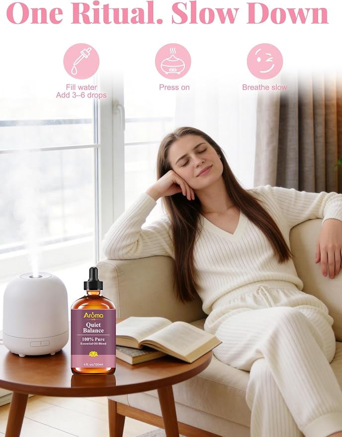 Quiet Balance — A 100% Pure Essential Oil Blend Grounded Woods-and-Resin Blend - Image 5