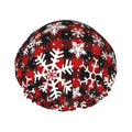 Christmas Snowflakes Shower Cap by YUZEKABZ