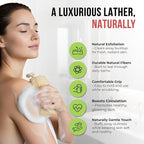 CraftsOfEgypt Luffa Body Scrubber – Plant-based Egyptian loofah shower sponge - Image 2