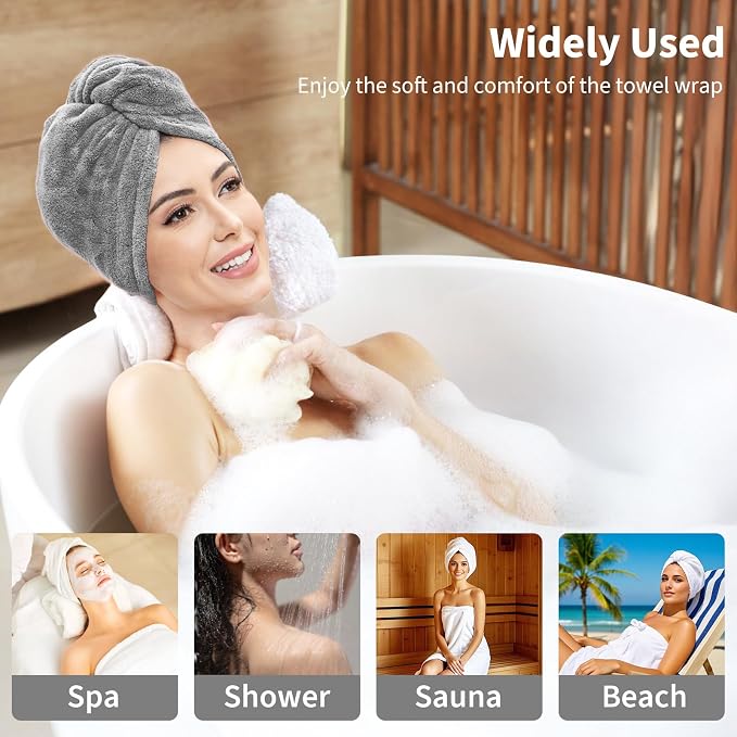 Bath Wrap Towels for Women – Adjustable Spa Shower Wrap - Image 5