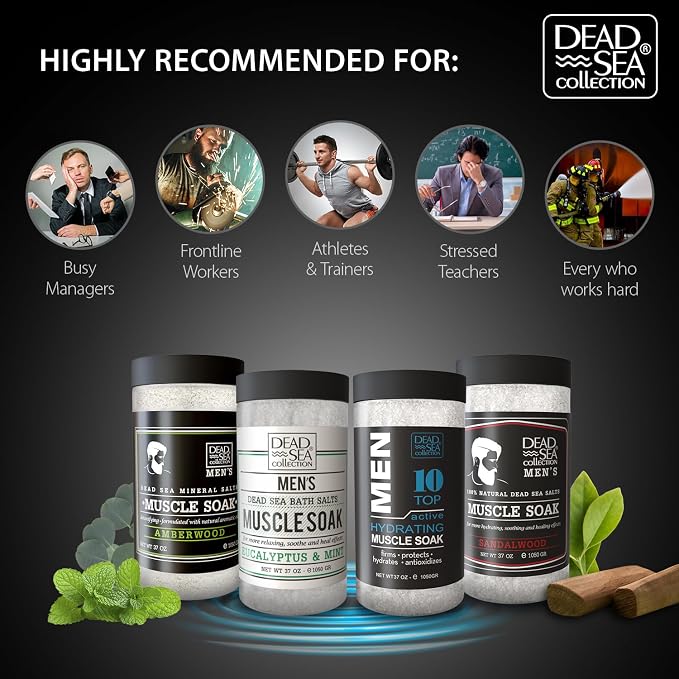 Dead Sea Collection Bath Salts for Men - Image 5