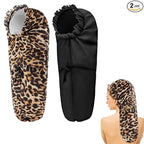 2 Pcs Large Shower Cap for Braids, Extra Long Shower Cap for Women Long Hair & by Unknown