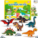 Easter Bath Bombs for Kids, Dinosaur Bath Bomb Gifts for Boys & Girls, 6 Pack by Newfeifan