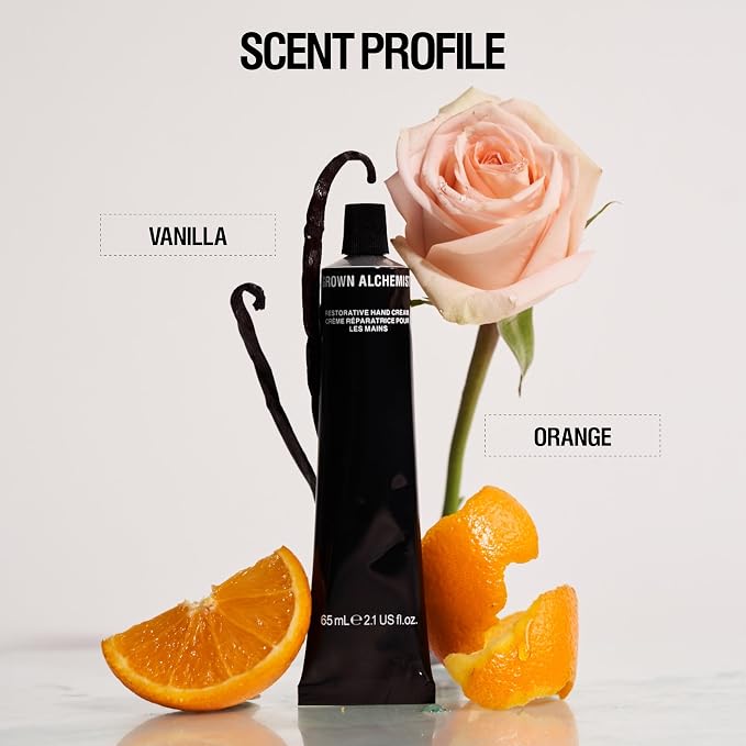 Grown Alchemist Restorative Hand Cream. Vanilla and Orange Peel. Non-Greasy - Image 4
