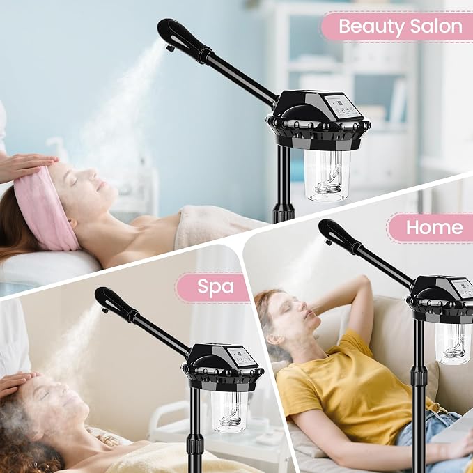 Professional Facial Steamer, Facial Steamer on Wheels - Image 6