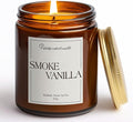 Somke Vanilla Scented Candles for Home, 9oz Natural Soy Wax Aromatherapy by Unknown