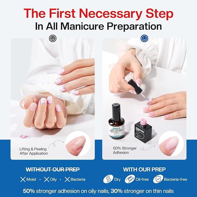 Morovan Gel Nail Primer and Dehydrator: Professional Prep - Image 5
