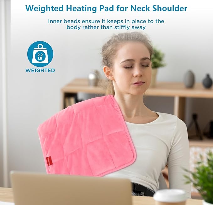 Comfytemp Weighted Heating Pad for Back & Period, FSA Eligible Electric Heat Pad - Image 4
