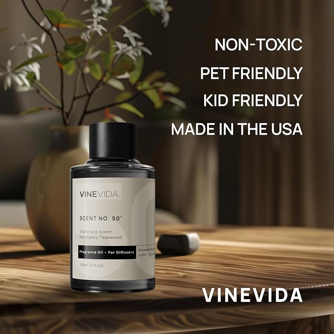 VINEVIDA Mahogany Teakwood Fragrance Oil - Image 5