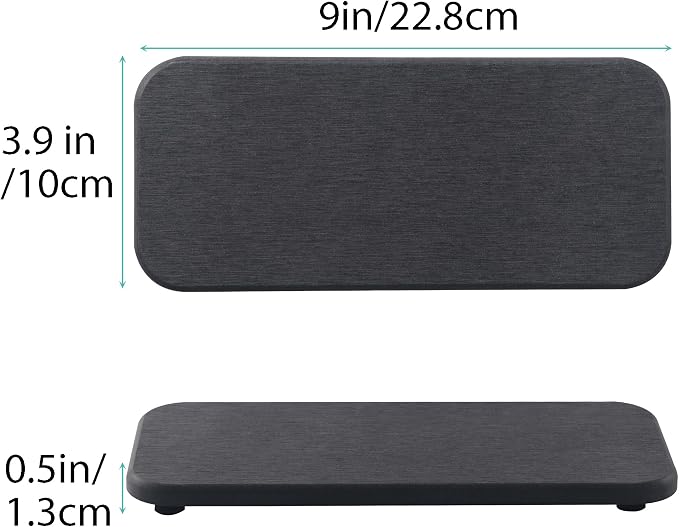 NiuYichee 2 Pcs Water Absorbing Stone Trays, Kitchen/Bathroom Sink Soap Dish - Image 3