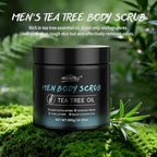 Men Body Scrub with Tea Tree Oil Exfoliating Body Scrub - Image 2