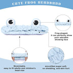 Jowmoy Blue color Frog Eye Elastic Headband - Image 3