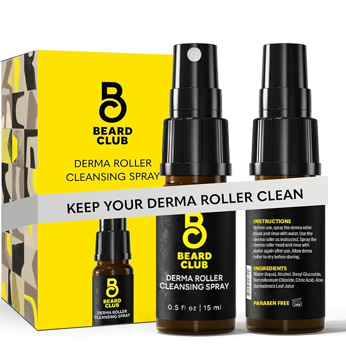 The Beard Club Derma Roller Cleansing Spray by TheBeardClub