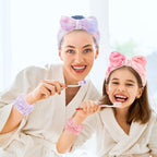 CIEHER 12 PCS Makeup Headband for Women Wrist Washband Scrunchies Cuffs for - Image 6
