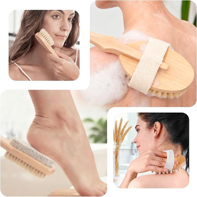 9 Packs Dry Brushing Body Brush Set - Image 4