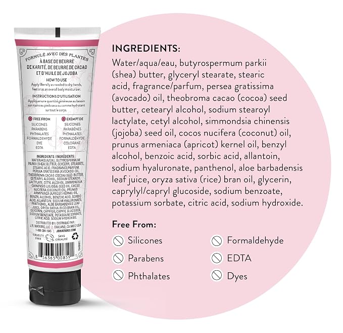 J.R. Watkins Natural Moisturizing Hand Cream, Hydrating Hand Moisturizer - Image 2
