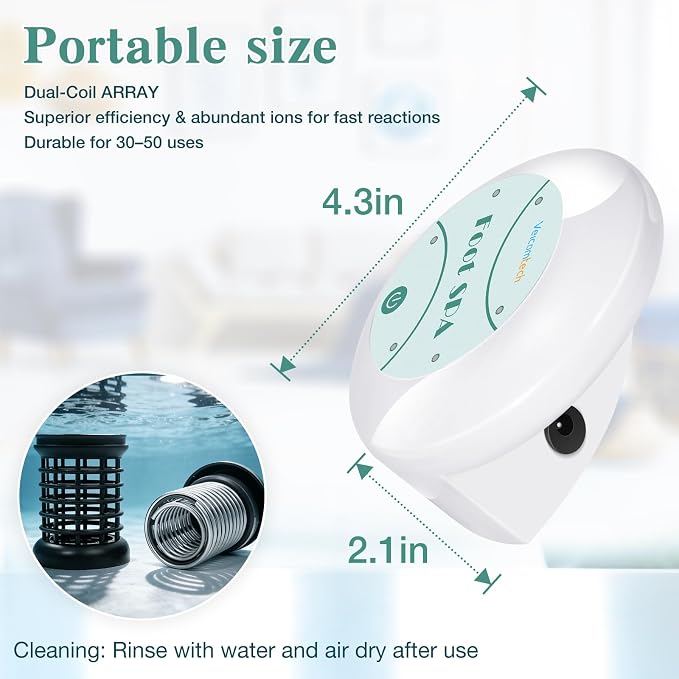 Portable Ionic Detox Foot Bath Machine, Ionic Detox Foot Spa Chi Cleanse - Image 8