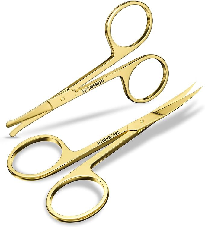 Utopia Care Eyebrow Scissors, Professional Stainless Steel Small Shears - Image 7