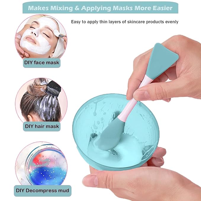 Mask Applicator Silicone Face Brush Face Mud Cream, Clay Mask, Modeling Mask - Image 3