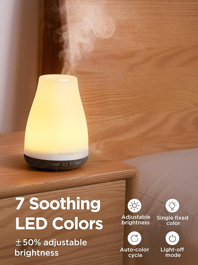 InnoGear Essential Oil Diffuser, Ultrasonic Diffusers - Image 6