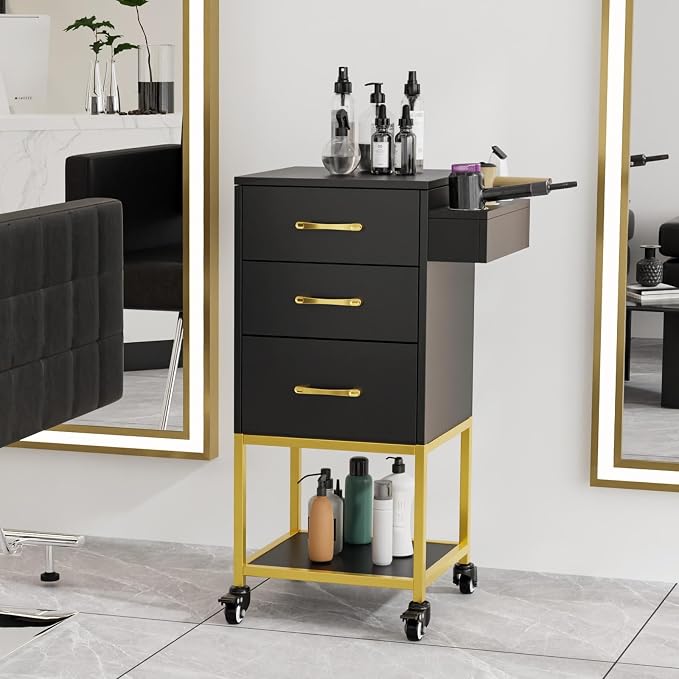 OmySalon Beauty Salon Storage Trolley Cart, Salon Station - Image 2