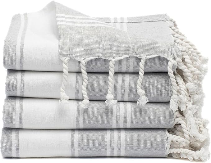 Cotton Turkish Beach Towel by 9Threads