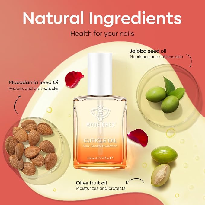 modelones Nail Strengthener Cuticle Oil - Image 4