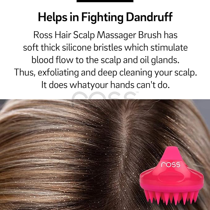 Ross Hair Scalp Massager Shampoo Brush - Image 6