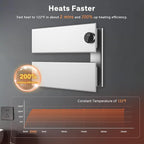 K&KALONZO Electric Towel Warmer, 18.35" W x 14.6" H Wall-Mounted Towel Heater - Image 2