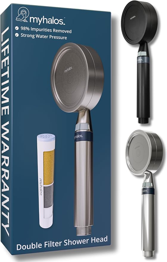 MyHalos® Handheld Filtered Shower Head by myhalos