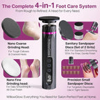 Professional Electric Foot Callus Remover, 9-Speed Cordless Foot File - Image 5