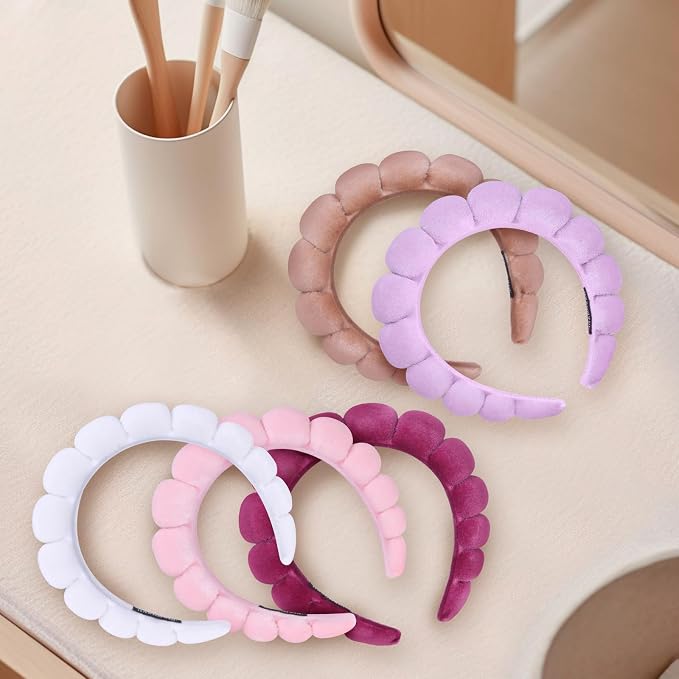 10 Pcs Velvet Cloth Spa Headbands - Image 4